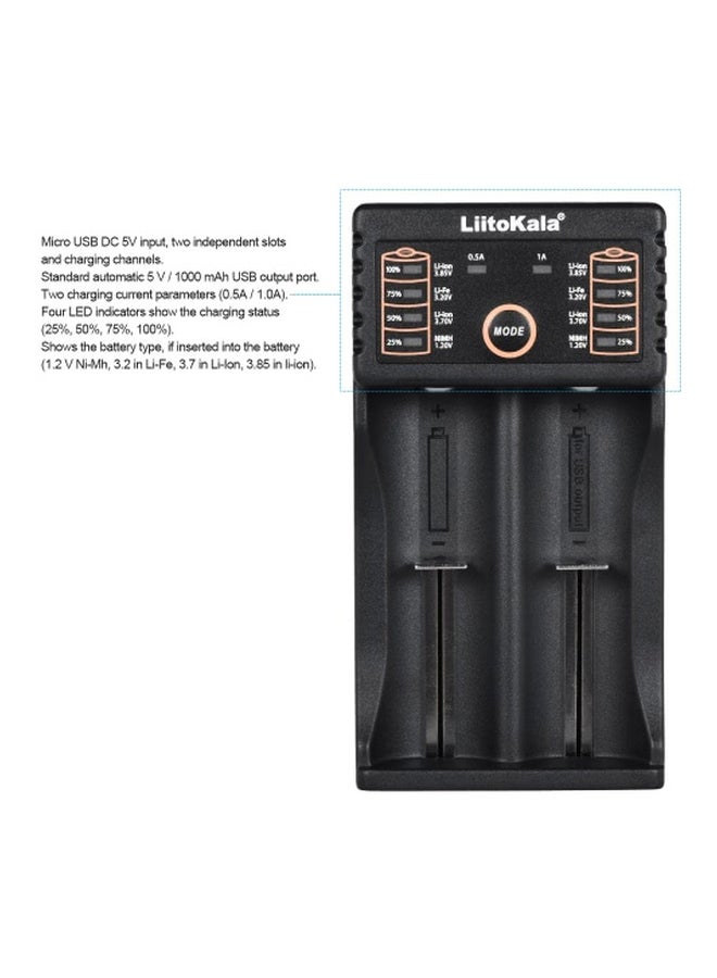 LiitoKala - Smart Battery Charger Black - Image 1