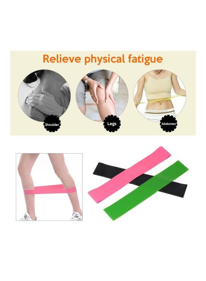 Generic 3-Piece Exercise Resistance Band  - Image 4