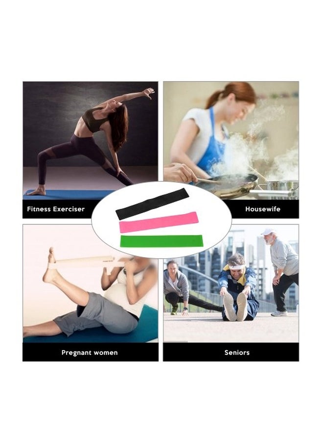 Generic 3-Piece Exercise Resistance Band  - Image 3