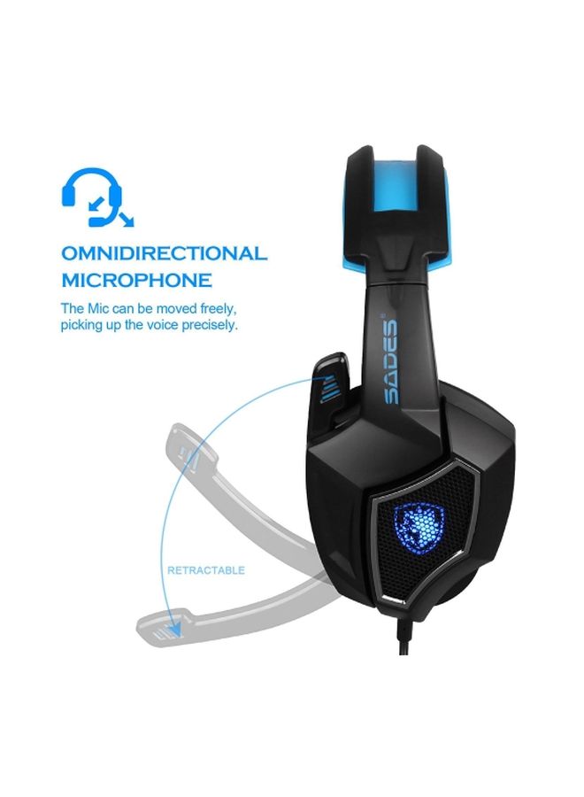 Sades Wired Gaming Headphones With Mic  - Image 4