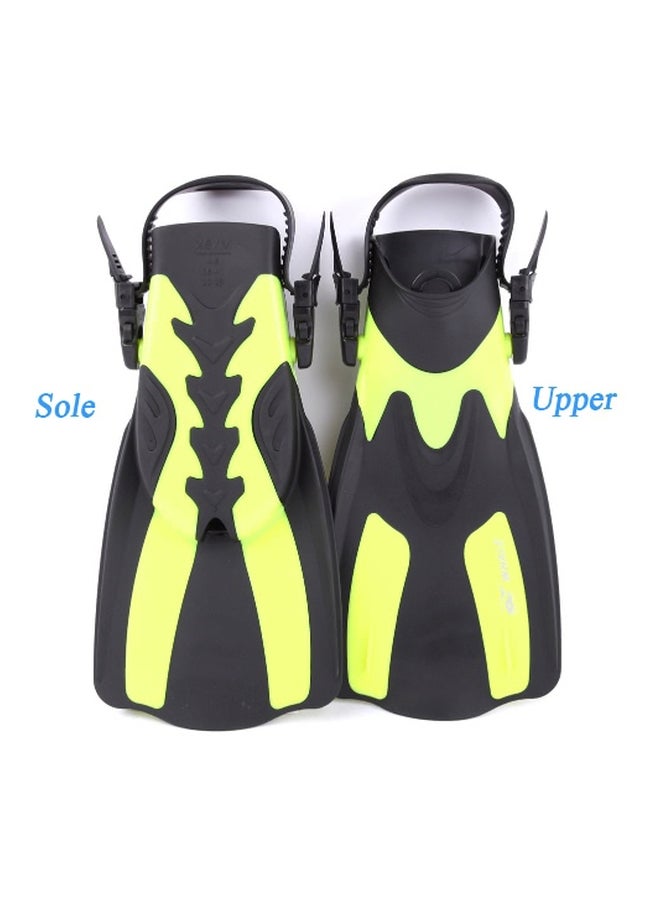 Whale 2-Piece Snorkelling Swim Fins - M M - Image 3