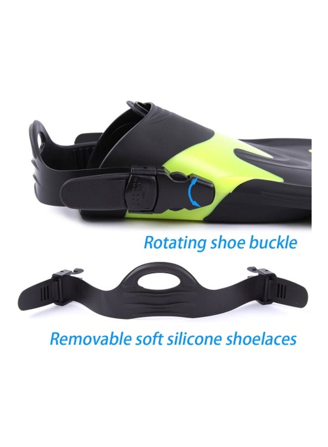 Whale 2-Piece Snorkelling Swim Fins - M M - Image 2