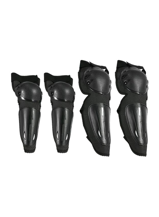 Generic 4-Piece Protective Knee Shin Elbow Guard  - Image 1