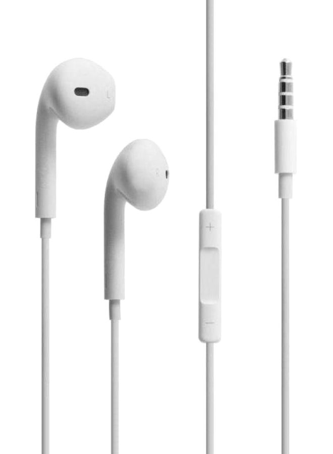 Generic - Earphone Headset Withremote Mic For iPhone 6S/6Splus/6/6Plus/5/4/iPad/Ipod [Awd] White - Image 1
