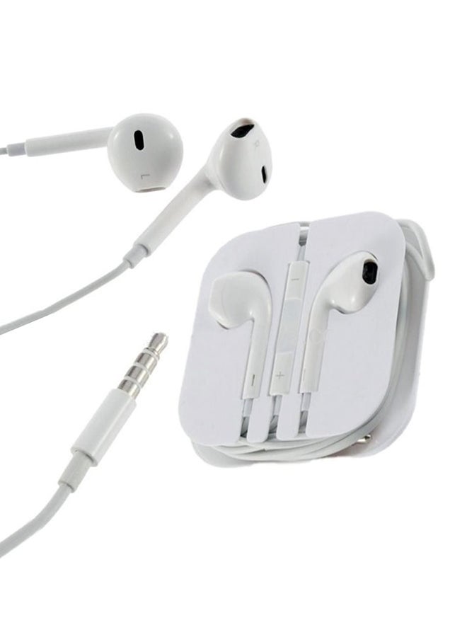 Generic - In Ear Earphone For iPhone 5/5S/5C/6/6+ Plus 4/4S With Retina White - Image 1