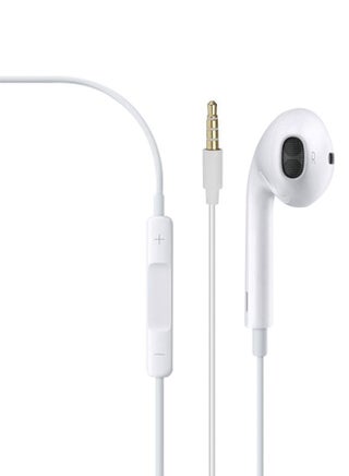 3.5Mm Inear Hands Single Headset With Volume Control For iPhone iPad Ipod White - v1554121096/N22795924A_1