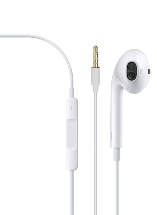Generic - 3.5Mm Inear Hands Single Headset With Volume Control For iPhone iPad Ipod White - Image 1