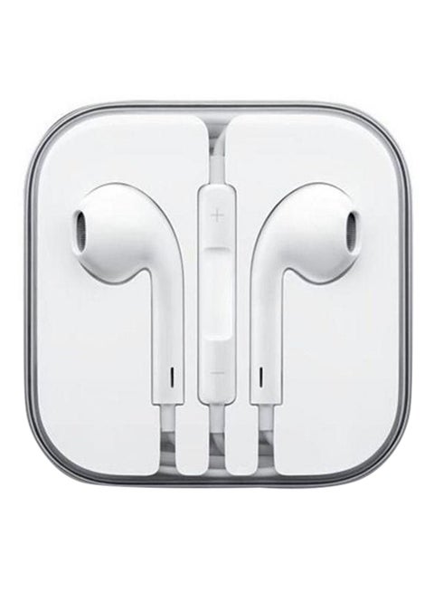 Earphone With Remote & Mic For iPhone 5 5G And Other Mobile Phones White