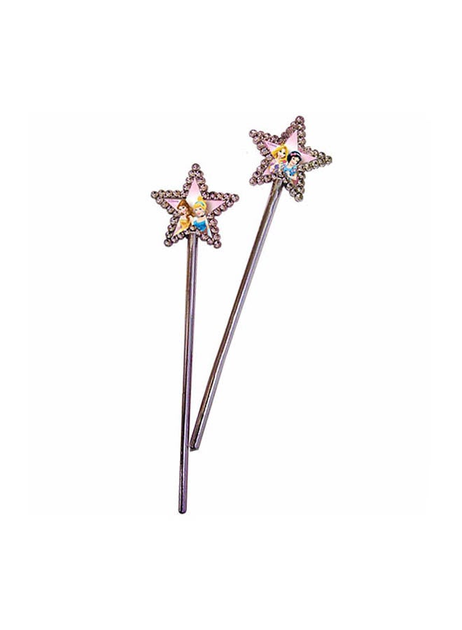 أمسكان مجموعة عصي أميرة ديزني اللامعة مكونة من 8 قطع - Image 2