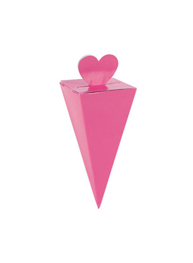 Amscan 50-Piece Cone Shaped Party Favor Box Set 11.43cm for Wedding Party Supplies 11.43cm