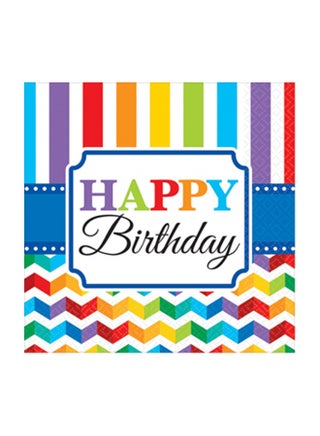 16-Piece Printed Birthday Tissue Set Tableware Party Supplies - v1554122467/N22806952A_1