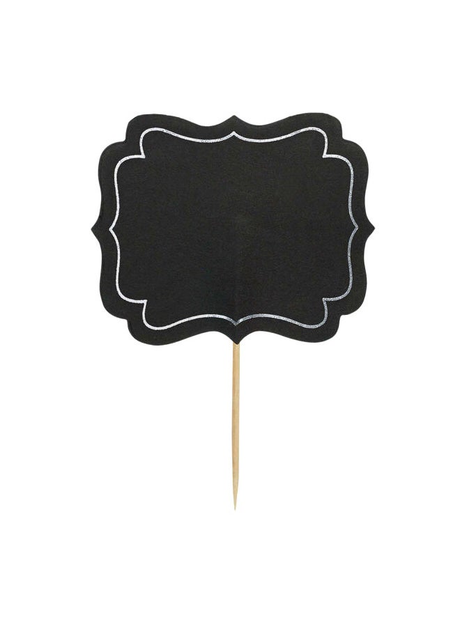 Amscan 24-Piece Chalkboard Label Pick Set 3.5inch Party Supplies 3.5inch
