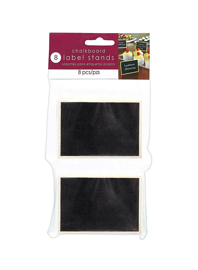 Amscan 8-Piece Chalkboard Label Stands Set Party Accessories Party Supplies