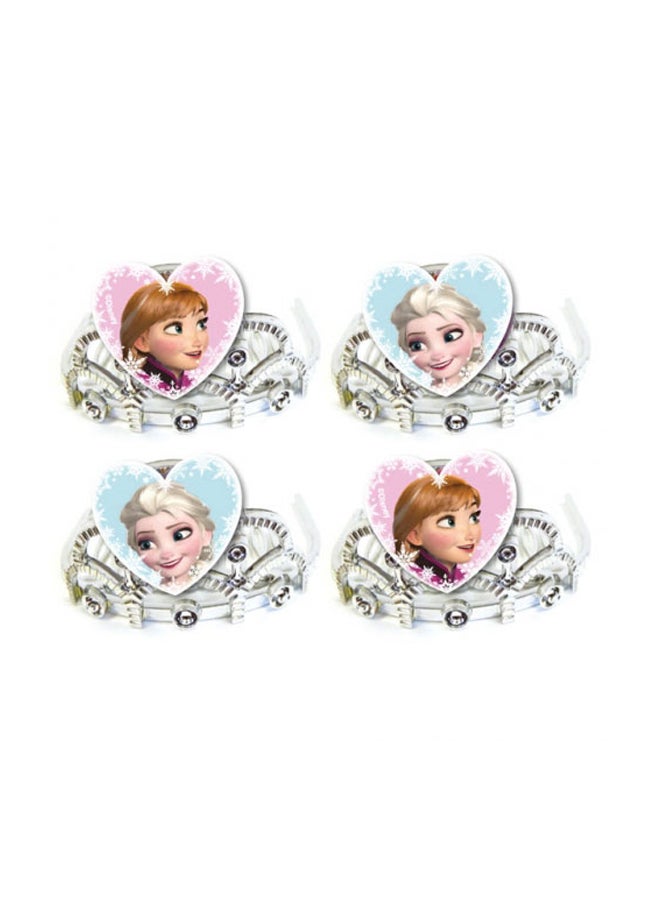 أمسكان تاج يحمل شخصيات فيلم Frozen من 4 قطع