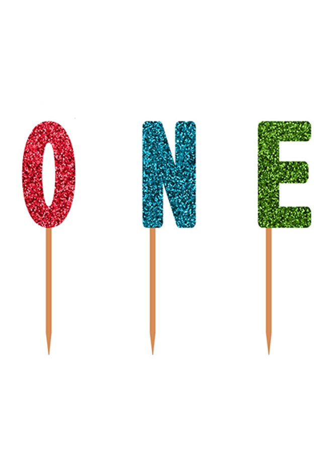 أمسكان طقم شمع مع حامل للإحتفال بعيد الميلاد الأول