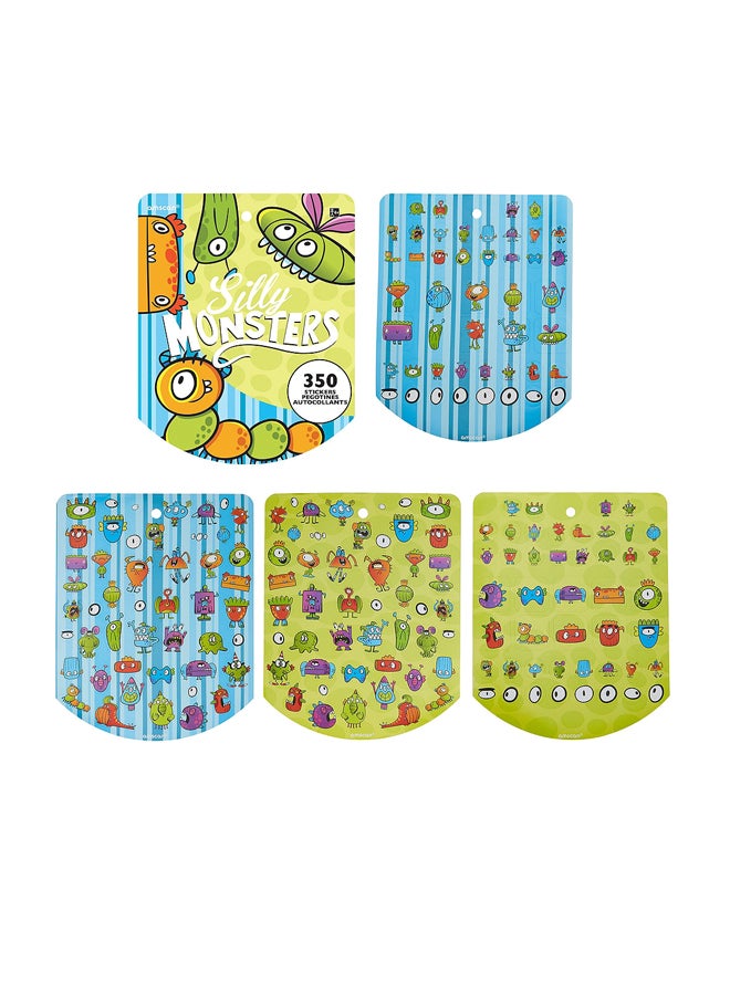 Amscan 4-Piece Book Sticker Set Birthday Gift Toys, Return Gifts for Party