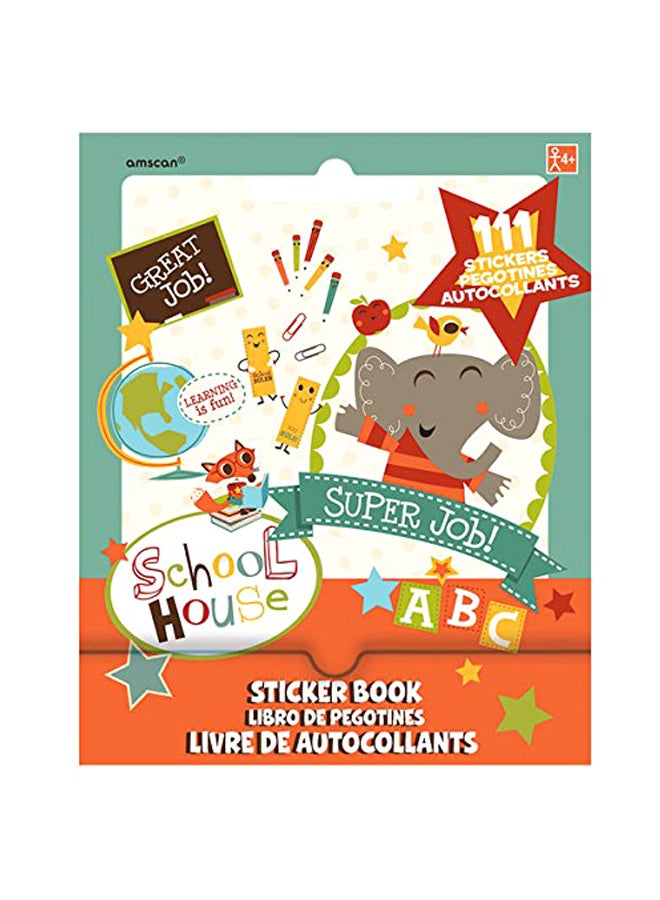 أمسكان دفتر ملصقات تعليمية