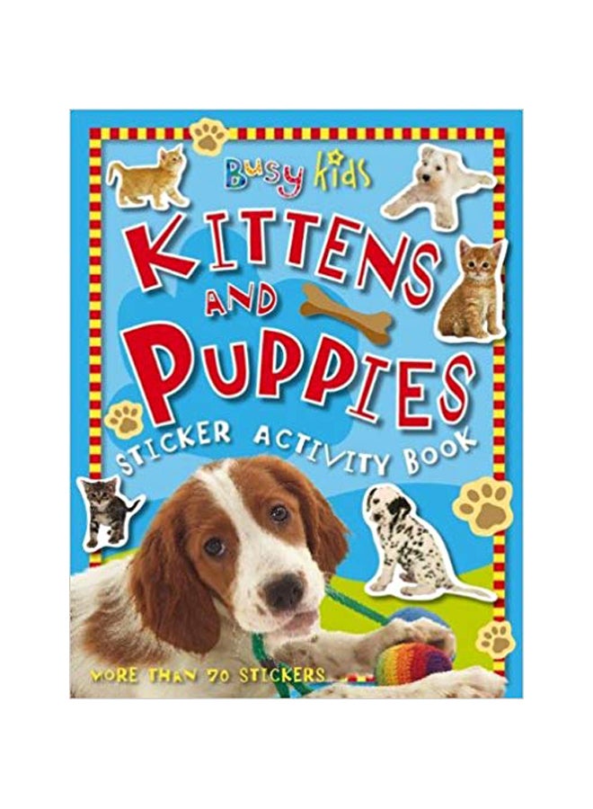 Amscan Kitten And Puppies Sticker Activity Book Birthday Gift Toys, Return Gifts for Party
