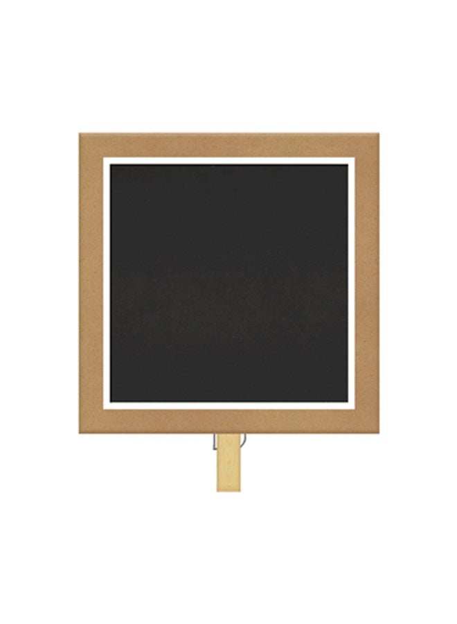 أمسكان مجموعة مشابك ملصقات بتصميم سبورة طباشير مكونة من 8 قطع