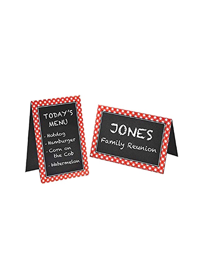 Amscan Chalkboard Tent Paper Cards