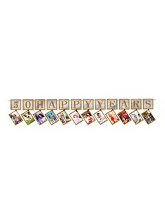 Riethmuller 50th Anniversaries Prismatic Photo Garland 3.65meter Decorations Party Supplies 3.65meter 