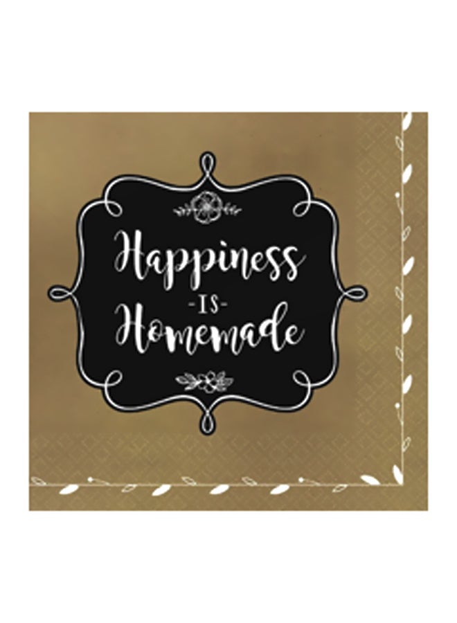 Amscan 16-Piece Printed Napkin Set Tableware Party Supplies