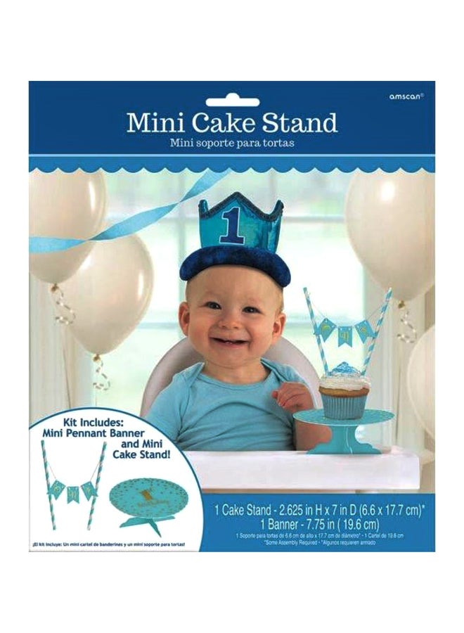 أناجرام مجموعة من قطعتين لافتة وحامل كيك صغير مناسبة لعيد الميلاد الأول