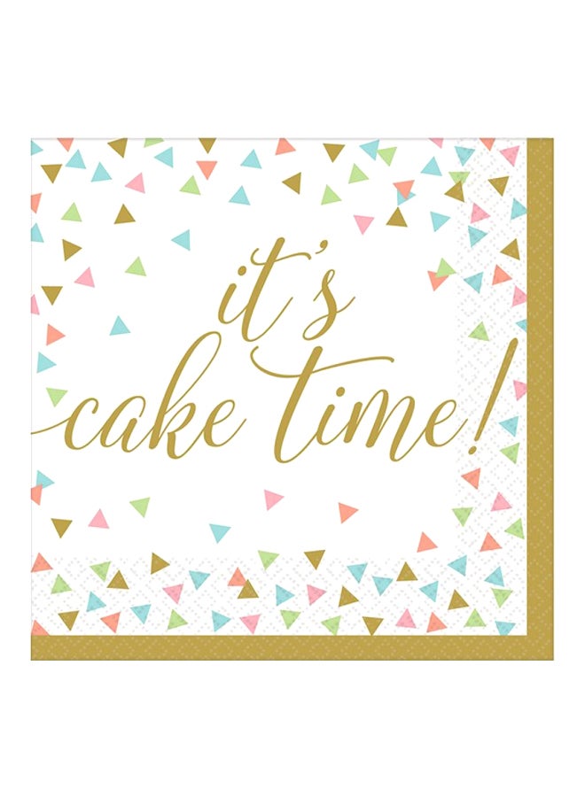 Amscan 36-Piece Party Napkin Set Premium Tableware for Parties, Party Supplies