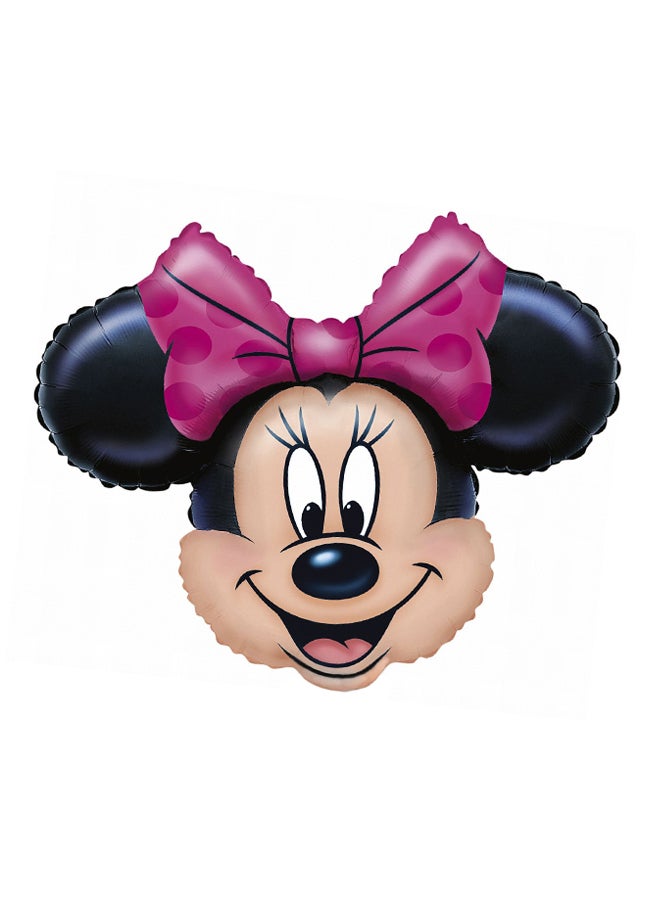 أناجرام بالون قصدير بتصميم رأس ميني ماوس 28بوصة