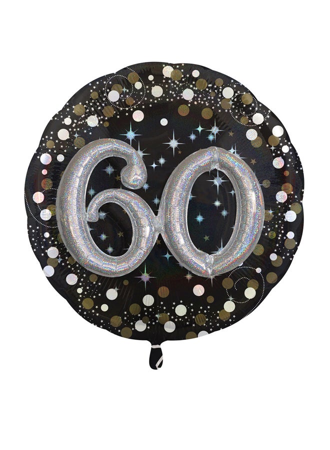 أناجرام بالون برّاق للاحتفال بعيد الميلاد الـ60