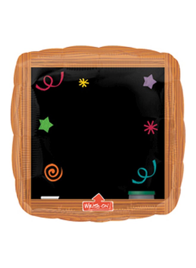 Anagram Write On Wood Frame Foil Balloon 