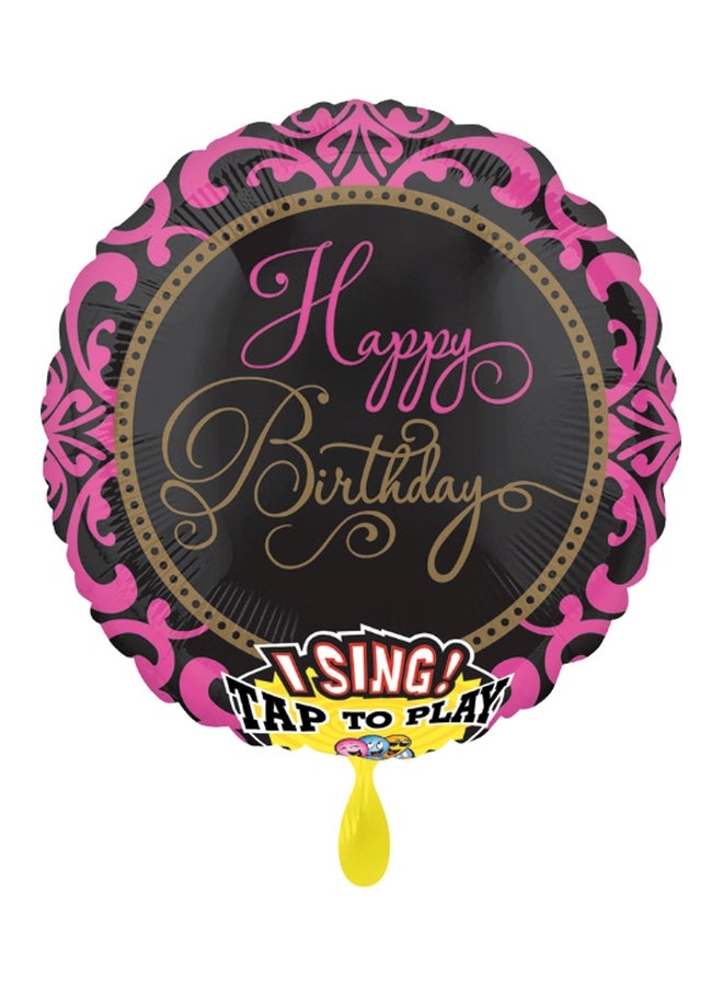 Anagram Sing A Tune Jumbo Birthday Foil Balloon 28inch Decorations Party Supplies 28inch - Image 1