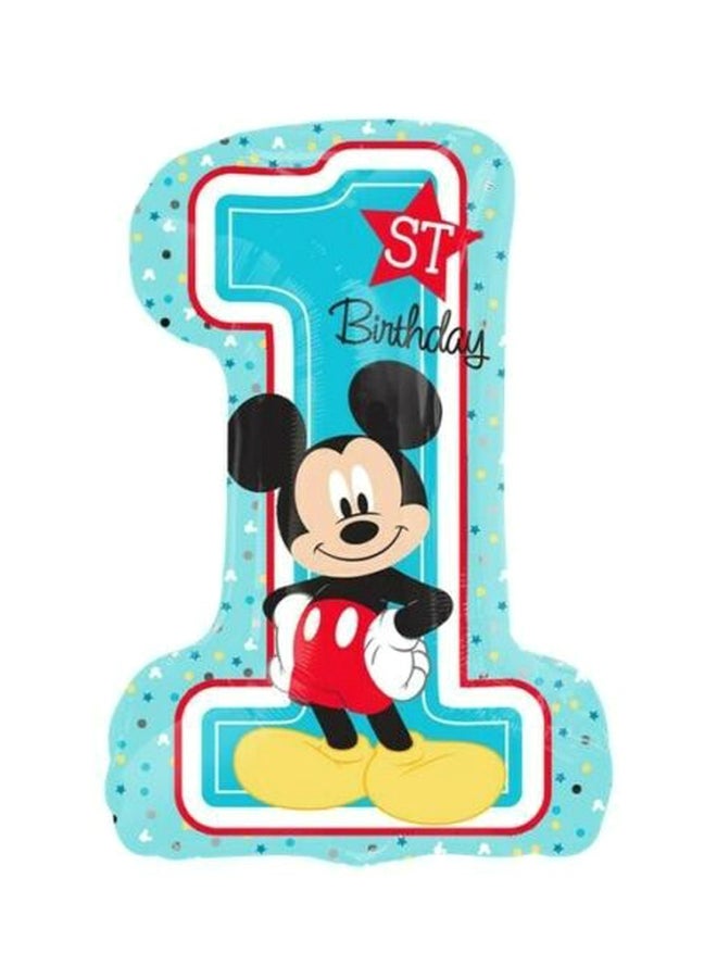 Mickey Mouse First Birthday Foil Inflatable Balloon 28inch Birthday Decorations Party Supplies 28inch