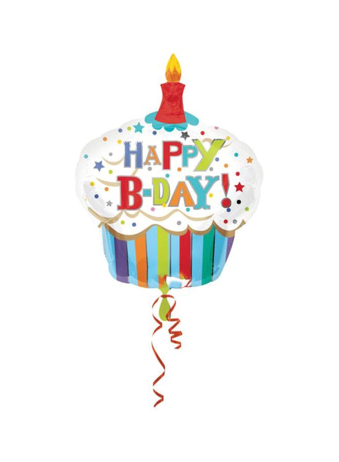 أناجرام بالون لتزيين حفلات عيد الميلاد بتصميم رائع على شكل قطعة كب كيك