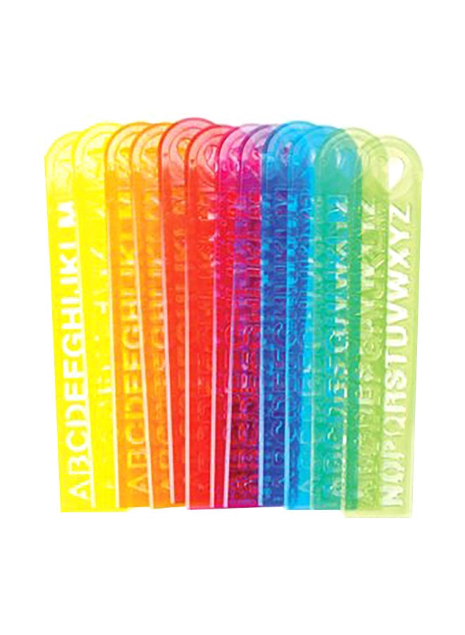 Amscan 12-Piece Alphabet Ruler