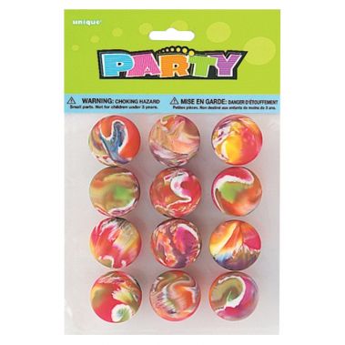 Amscan 12-Piece Marble Bounce Ball - Image 2