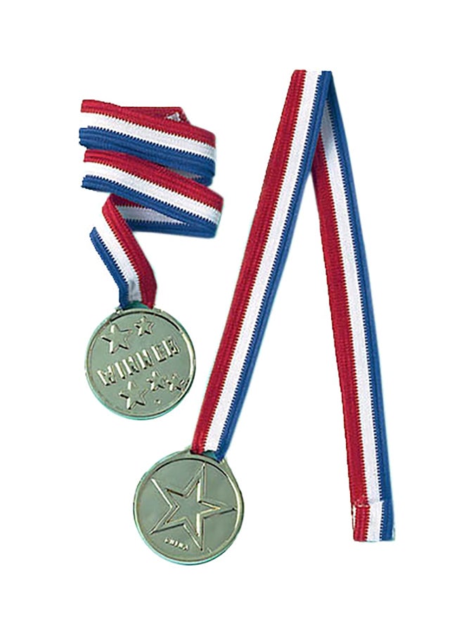 أمسكان مجموعة هدايا حفلات بتصميم جائزة الوشاح من 12 قطعة - Image 2