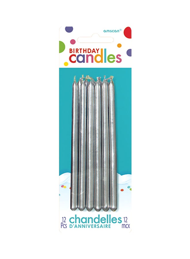 Amscan 12-Piece Mini Taper Candles Set