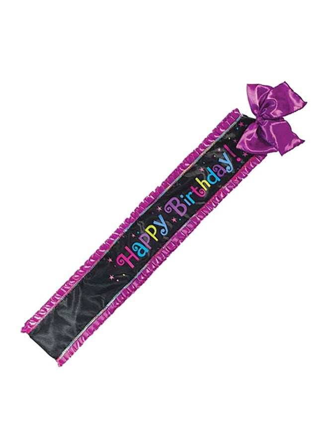 Amscan Birthday Chic Fabric Party Sash Party Favors Party Supplies