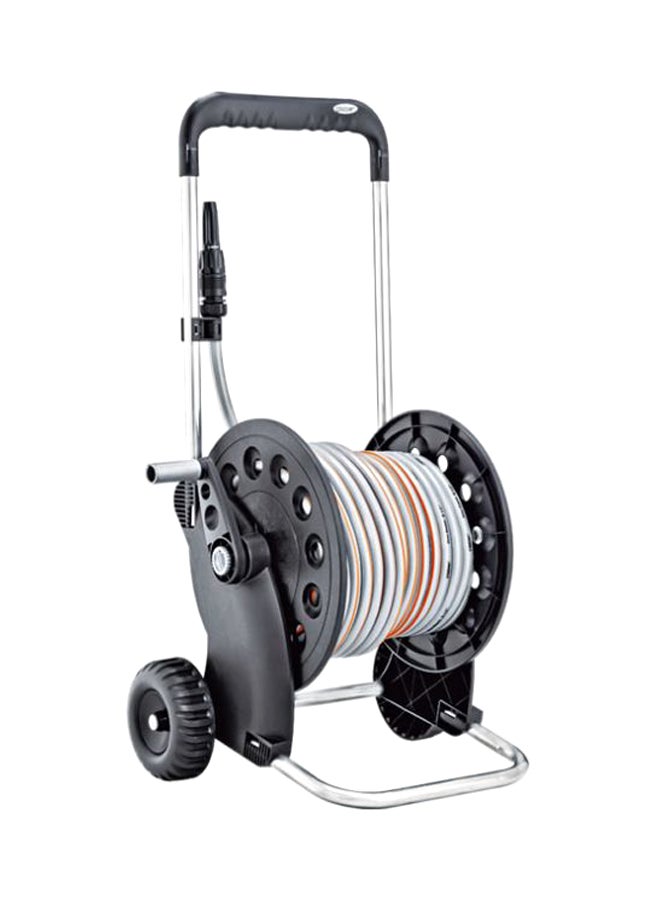 كلابر عدة خرطوم بكرة إيكوسي أسود/ أبيض 482x870x390مم