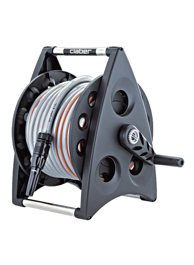 Claber Kiros Hose Reel Kit Grey/Silver