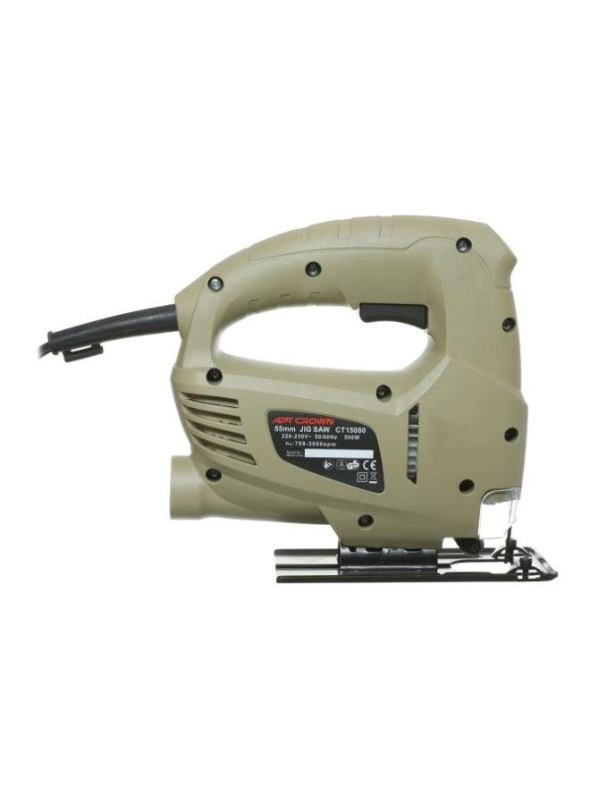 Crown CT15080 Electric Jigsaw Green/Black/Silver 55mm Green/Black/Silver 55mm