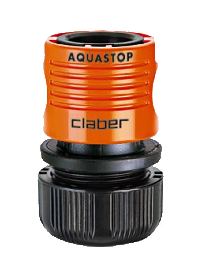 Claber - Aquastop Valve Orange/Black - Image 1