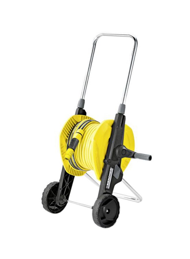 كارشر طقم بكرة خرطوم أصفر/ أسود/ فضي