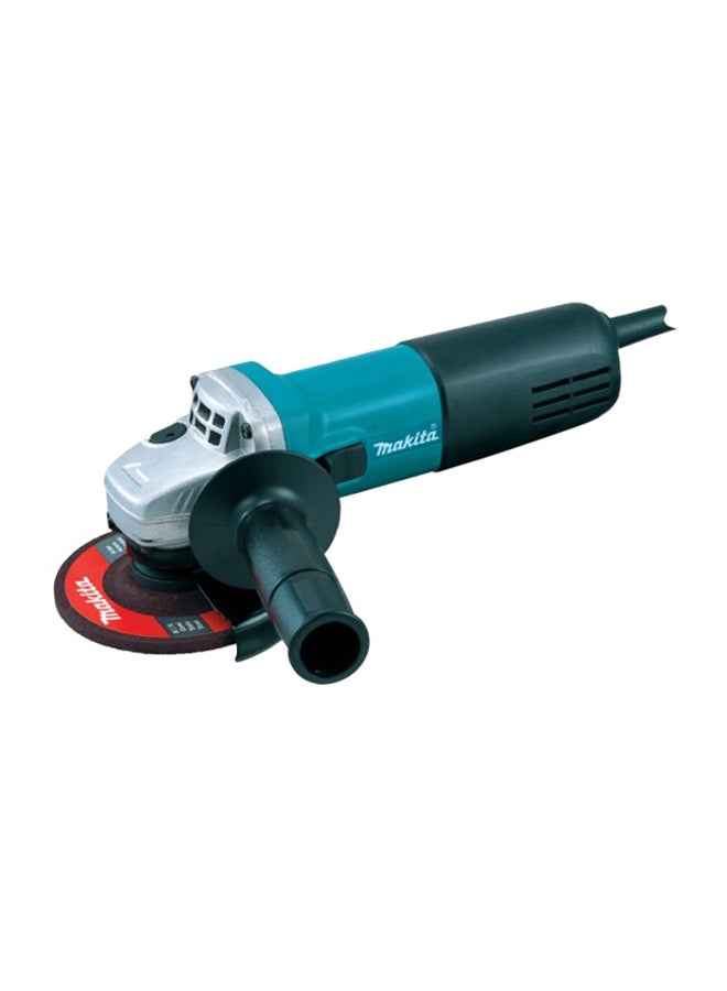 Makita Angle Grinder Blue/Black/Silver 258x129x106mm 