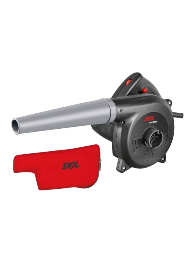 SKIL 600W Electric Air Blower Black/Grey/Red - Image 1