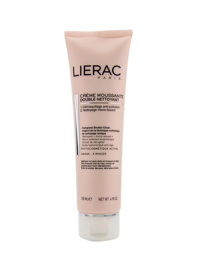 Lierac Double Nettoyant Creme Moussante Foaming Cream Double Cleanser 150ml/4.9oz 