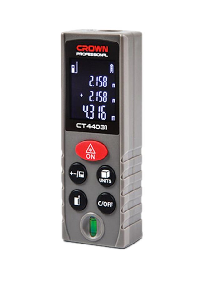 Crown CT44031 Laser Distance Meter Grey Grey - Image 1
