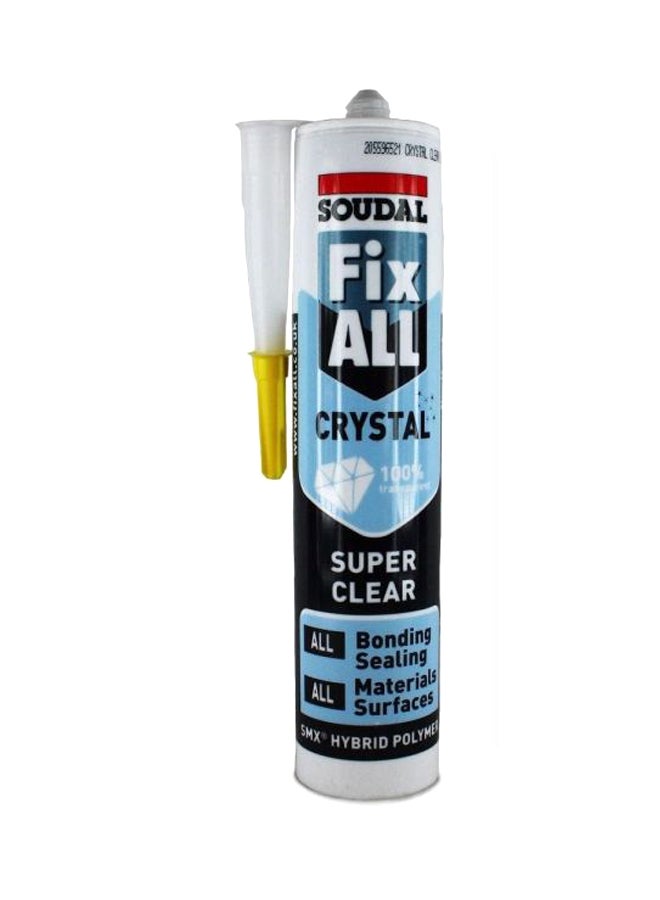 مانع تسرب شفاف من Fix All أبيض/أزرق 290ملليلتر