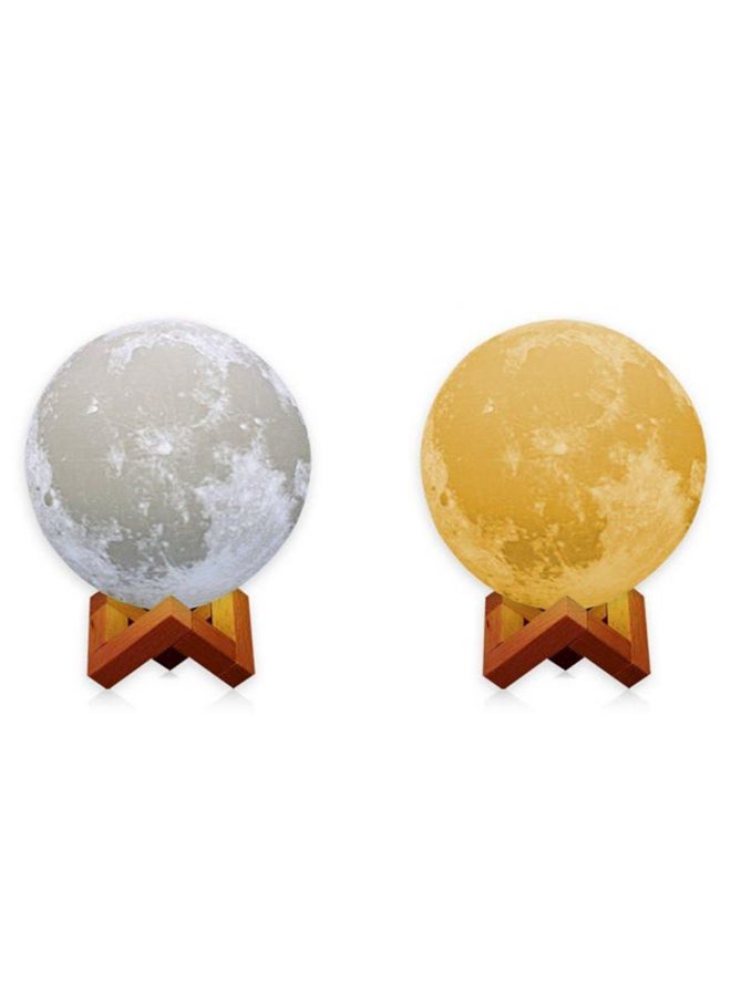 ZTO Rechargeable Moon Night Lamp White/Yellow - Image 2